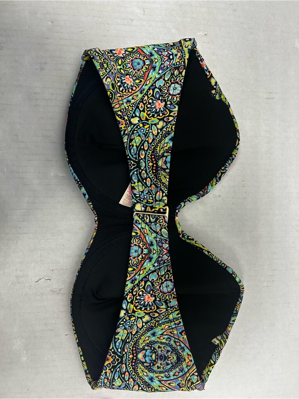 Victoria's Secret Multicolor Paisley Bandeau Bikini Top - underwire - Picture 3 of 8